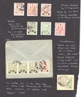 Poland    local  stamps  and  cover   1915-1916