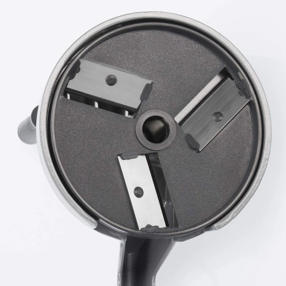 Cortadora de frijoles rotativa con 3 cuchillos de acero inoxidable endurecidos y afilados, blanca... Foto 4 de 4