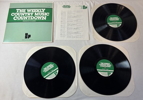 radio show LPs ~ WEEKLY COUNTRY MUSIC COUNTDOWN~ July 25, 1986