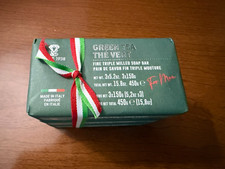 Saponificio Triple Milled Italian Luxury Soap Bars Green Tea For Men - NEW