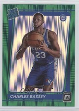 2021-22 Panini Donruss Optic Rated Rookie Green Shock Prizm Charles Bassey 0u02