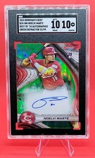2024 Bowman's Best - Best of 2024 Auto Noelvi Marte #B24-NM Green /99 SGC 10