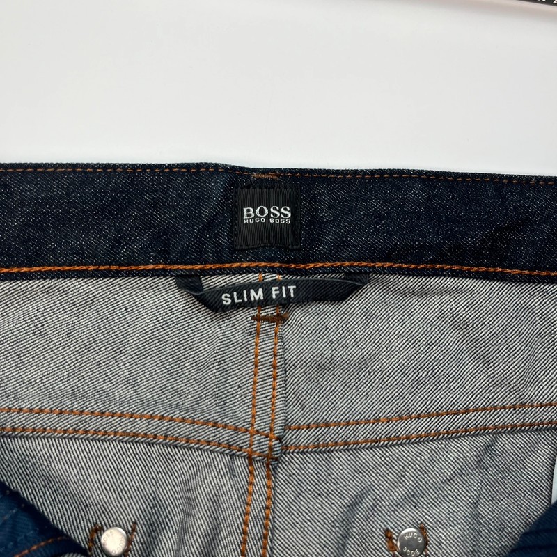 Hugo Boss Jeans Men’s W34 L34 Indigo Delaware Slim Fit Straight Trousers thumbnail 8