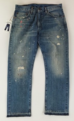 Levi's 505 Jeans LVC Archives 1967 Selvedge Distressed Mens 34
