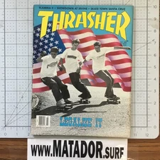 80s Thrasher Guaranteed Original Vintage Skateboard Magazine