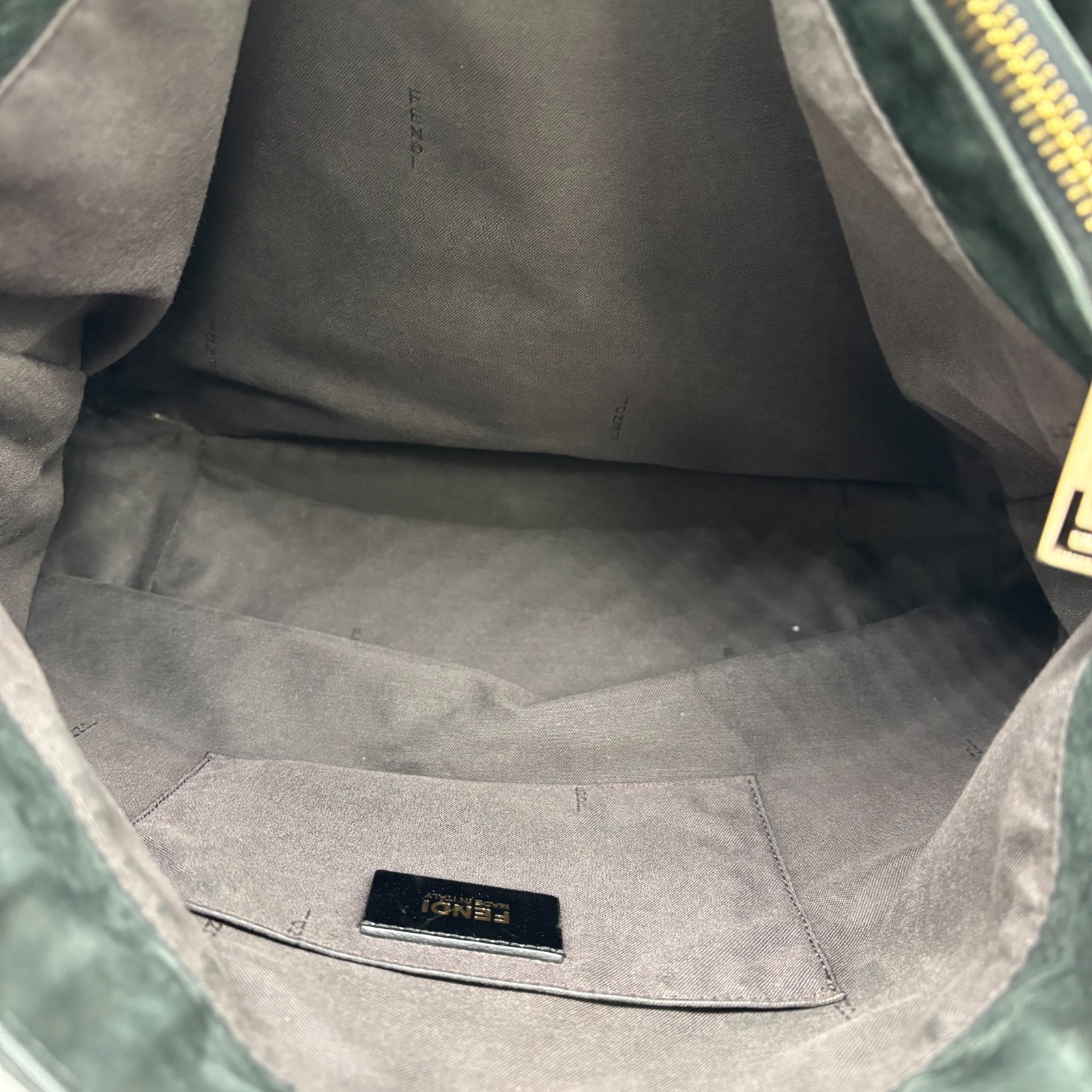 FENDI Shoulder Bag Hand Bag Selleria Leather FF Authentic thumbnail 18