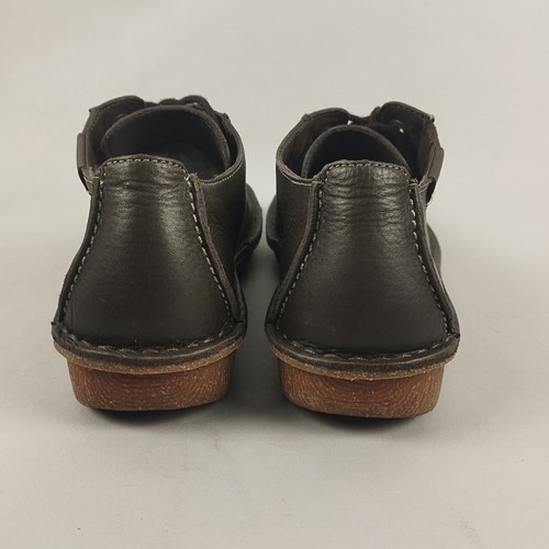 Clarks Funny Dream Shoes Womens 5.5 Brown Leather Lace Up Flat Comfort Moccasin - Picture 8 of 14