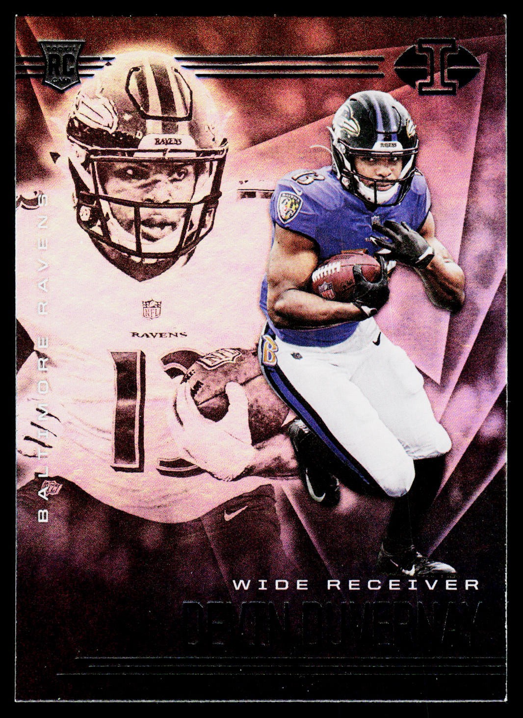 2020 Panini Illusions Retail Devin Duvernay #38 RC Rookie Baltimore Ravens