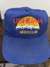 Ushuania Argentina Aero club Hat nice Embroidered never worn