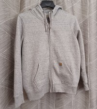 Carhartt Clarksburg Midweight Zip Hoodie Sweatshirt Women  s XL Heather Grey