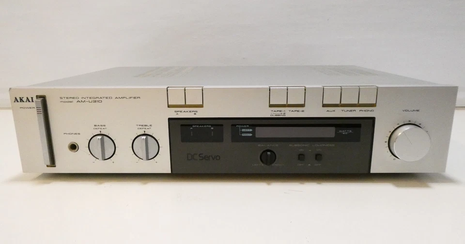 AKAI AM-U310 STEREO AMPLIFIER PHONO INPUT 40 WATTS P/C JAPAN 1980S SERVICED VGC - Image 3 of 4