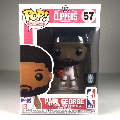 Funko Pop Paul George #57 Los Angeles Clippers NBA Basketball Vaulted
