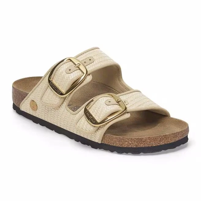 Birkenstock Arizona Big Buckle Textile Sandals 1029042 Narrow - Raffia Naturale
Opens in a new windo