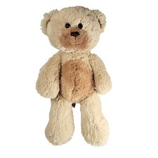 Plush Teddy Bear 14" Cream Tan Stuffed Animal Soft Toy 2015 Ty Inc Stuffy Plushy