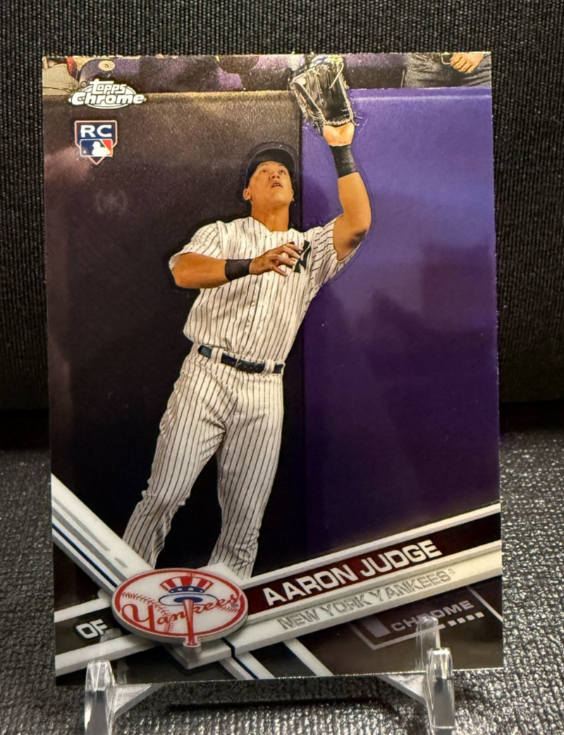 ゲームセンター・ゲームカード 2017 Topps Chrome Aaron Judge RC PSA Auction Prices Realized Baseball Cards 2017 TOPPS CHROME