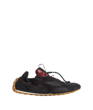 BOTTEGA VENETA Orbit Flash 990 Black/ Dark Apple Candy Sneakers New Authentic