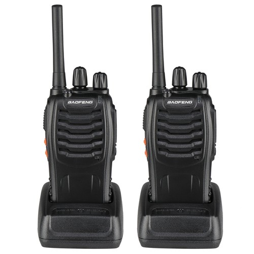 2Pcs 1500mAh Walkie Talkie Long Range Two Way Radio w/ Headsets USB Charger - Picture 12 of 12
