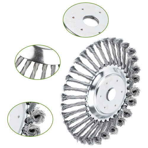 Unkrautbürste Für Stihl 150×25,4mm / 200×25,4 mm Silber Motorsense Freischneider - Bild 6 von 12