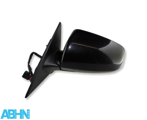 Audi A3 S3 8P1 (2003-2008) Left Side Electric Heated Door Mirror Metallic Black