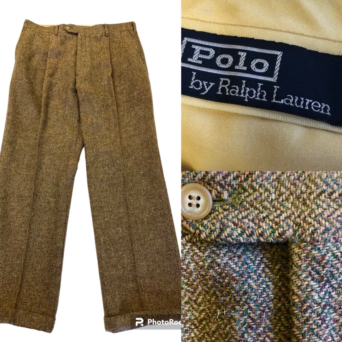Ralph lauren tweed pants clearance