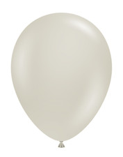 Tuftex 11 inch Stone 144 pieces USA Balloons, Light Grey USA balloons