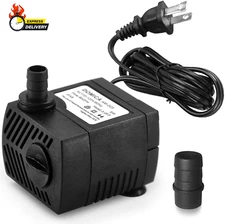 90 GPH Mini Submersible Pump, Small Fountain Pump (5W 350L/H) for Water Feature,