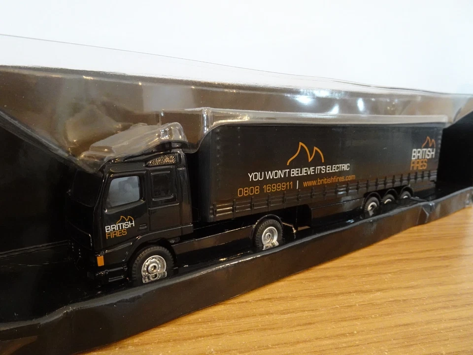 CORGI SUPERHAULERS BRITISH FIRES VOLVO FH12 CURTAINSIDE TRUCK MODEL CP86740 1:64 - Image 2 of 3