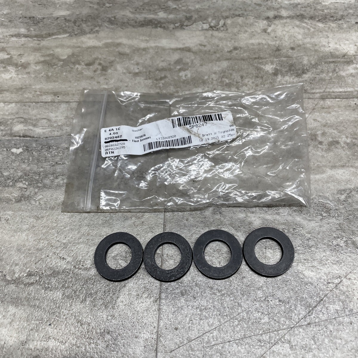 Lot Of 4 Caterpillar CAT 5P-8247 5P8247 Washer, New | eBay