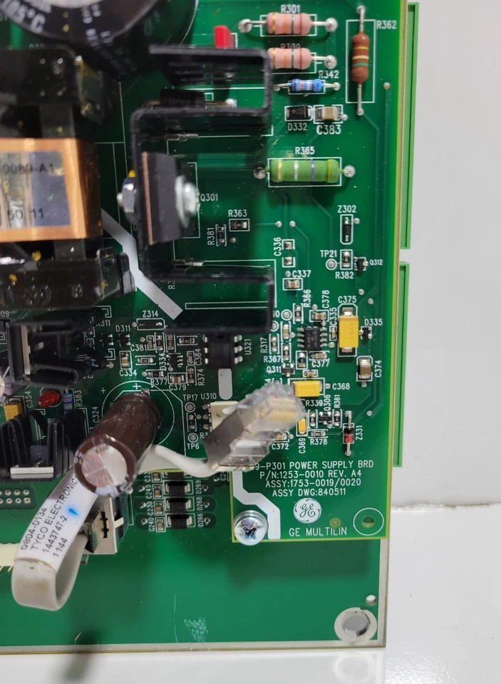 GE 369-HI-0-0-0-0-0-E INTERNAL BOARD 1253-0010 POWER SUPPLY BOARD - Image 3 of 4