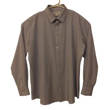 Mizzen+Main shirt mens XL Xlarge white blue performance geometric diamond long s