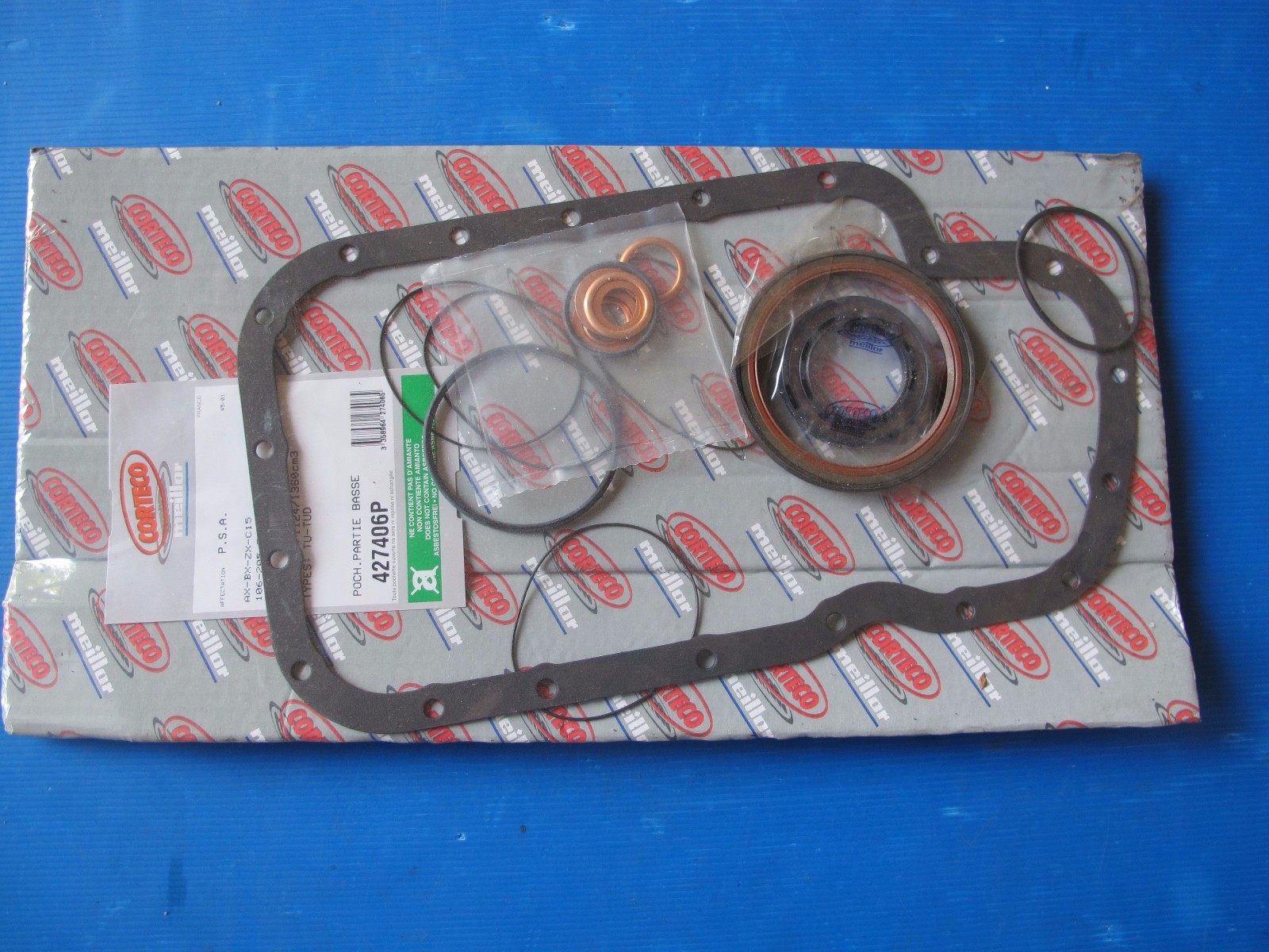 Pochette de joints bas moteur Corteco anti fuite d'huile pour Citroën C15 et BX