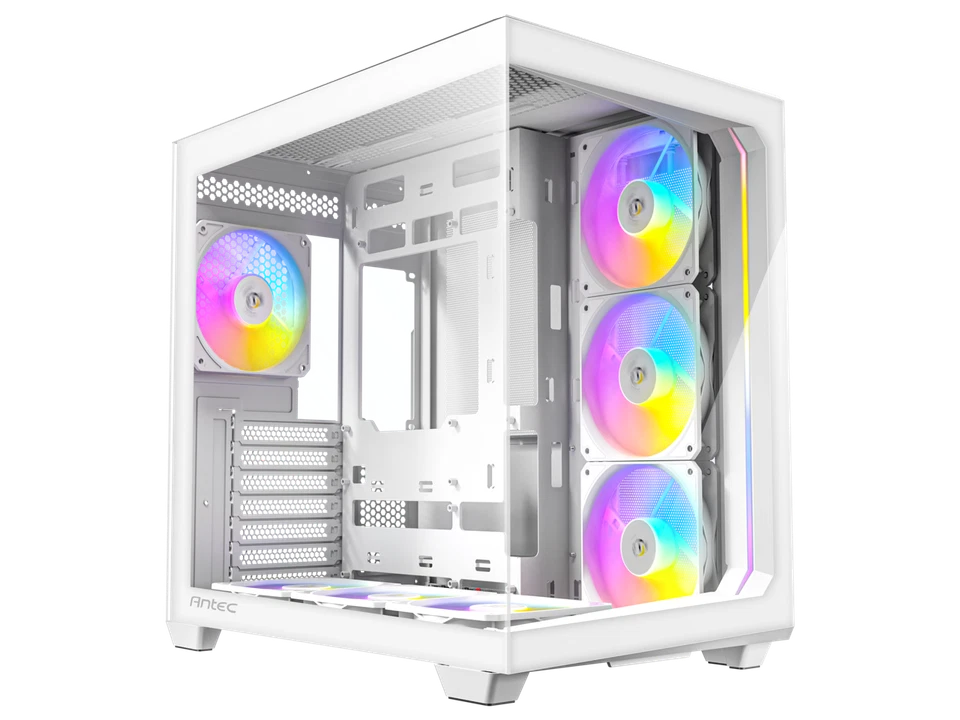 Antec C5 ARGB White, 7 x 120mm ARGB PWM Fans Included, Up to 10 Fans Simultaneou - Image 2 of 4