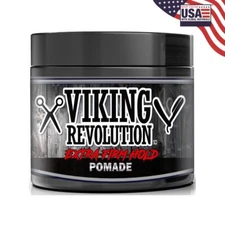 Viking Revolution Extreme Hold Pomade for Men – Style & Finish Your Hair - Ex...
