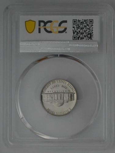 ONE OF PR68 1955 JEFFERSON NICKEL PCGS GRADED US 5C PROOF P-MINT EXACT COIN - Picture 4 of 4