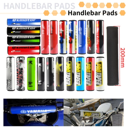 8" Round Handlebar Bar Pad Foam MX ATV Pit Bike Renthal Cross Pitbike Universal