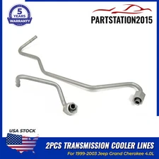 For 99-03 Jeep Grand Cherokee 2PCS Transmission Cooler Radiator Lines 52079753AB