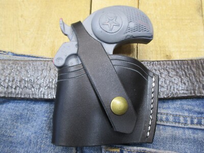 Leather Holster Bond Arms, BACK UP& ROUGH NECK Derringer 2 1/2'' Barrel LEFT HAND