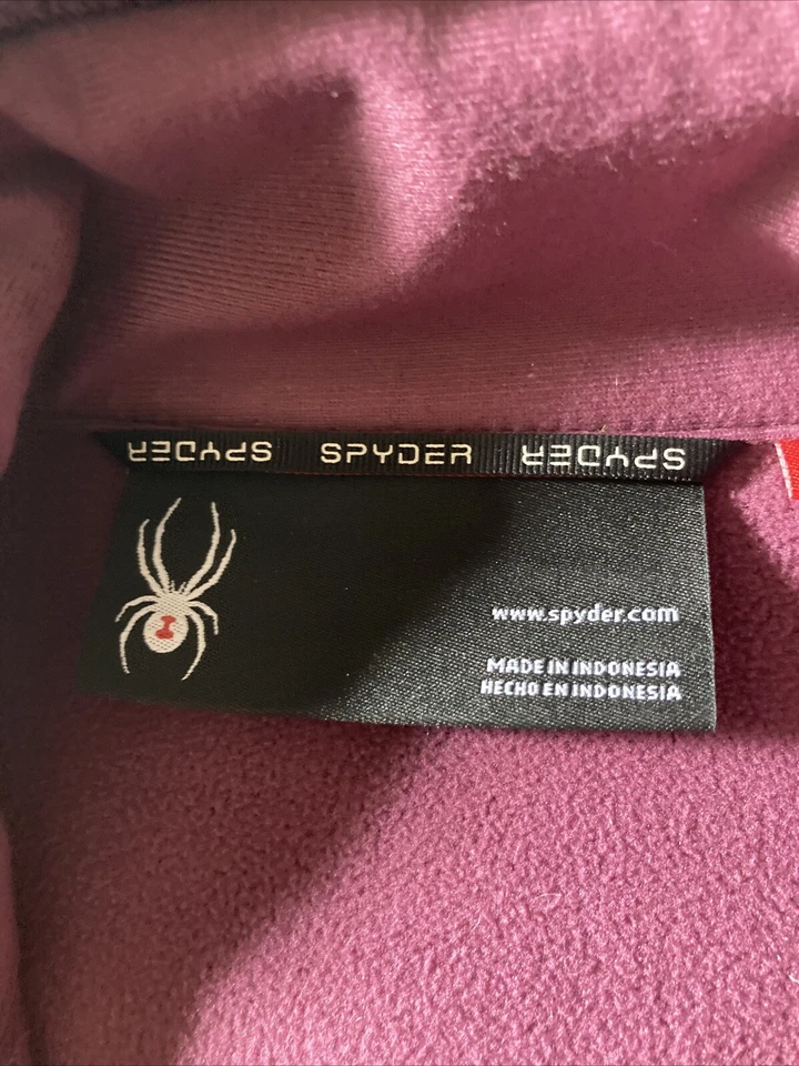 Chaqueta Spyder Damas Borgoña Talla Mediana Térmica Ajustada Foto 4 de 4