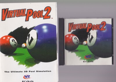 video game VIRTUAL POOL 2 celeris game cd-rom pc