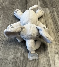 Philips Avent Elephant Plush Pacifier Holder 6 Stuffed Animal Toy