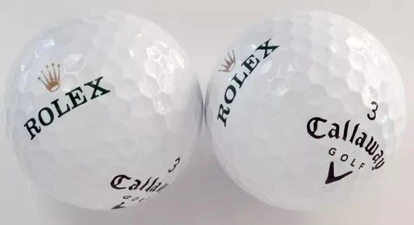 1 Dozen Rolex Brand New Golf Balls (Callaway Chrome Soft) Makes Great Gift !
