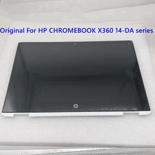 For HP CHROMEBOOK X360 14-DA0012DX LCD Display Touch screen Assembly+w/Bezel