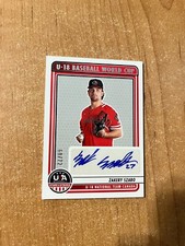 2023 Panini Stars & Stripes - Zakery Szabo - Team Canada World Cup Auto /72