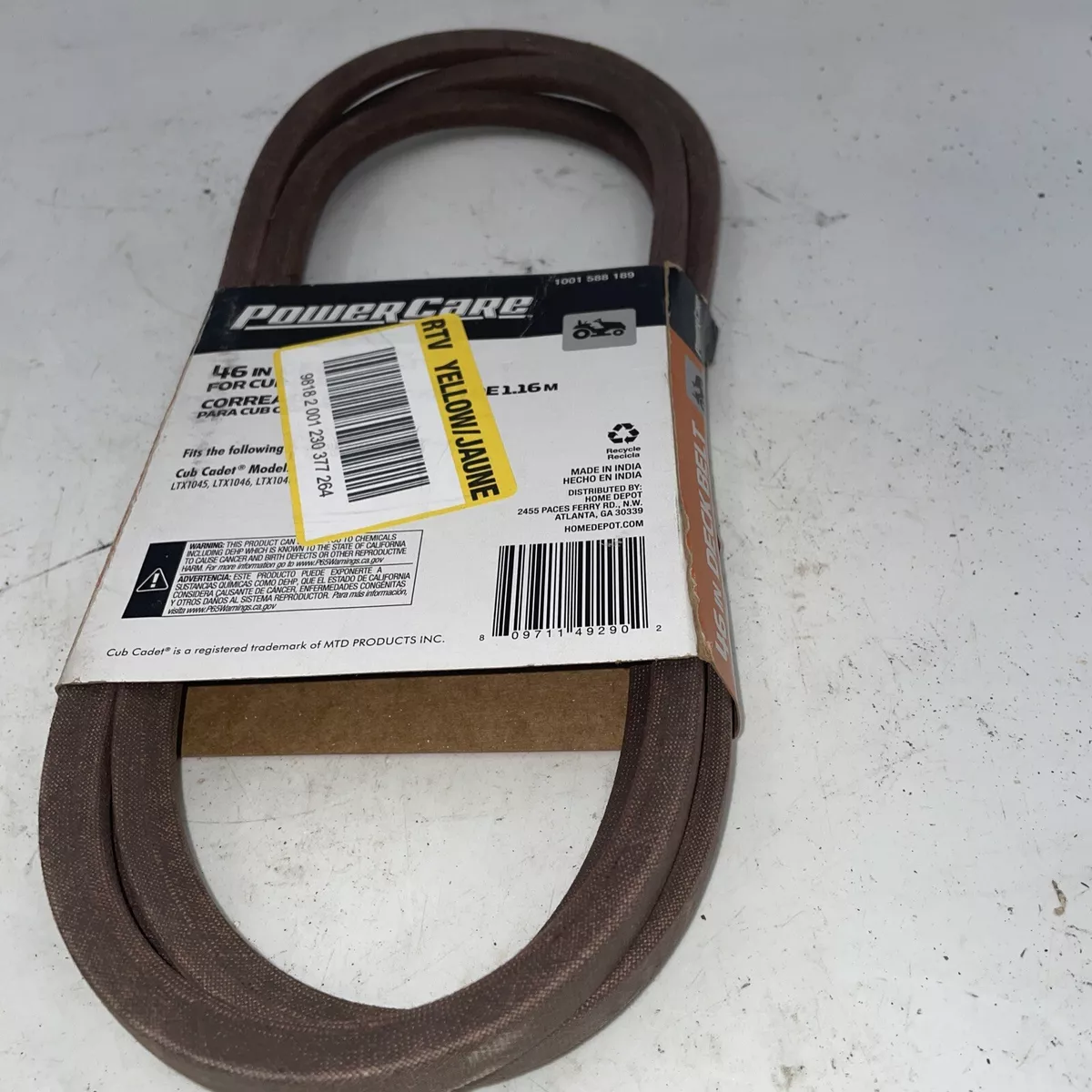 POWERCARE MTD Cub Cadet Ltx1045 46