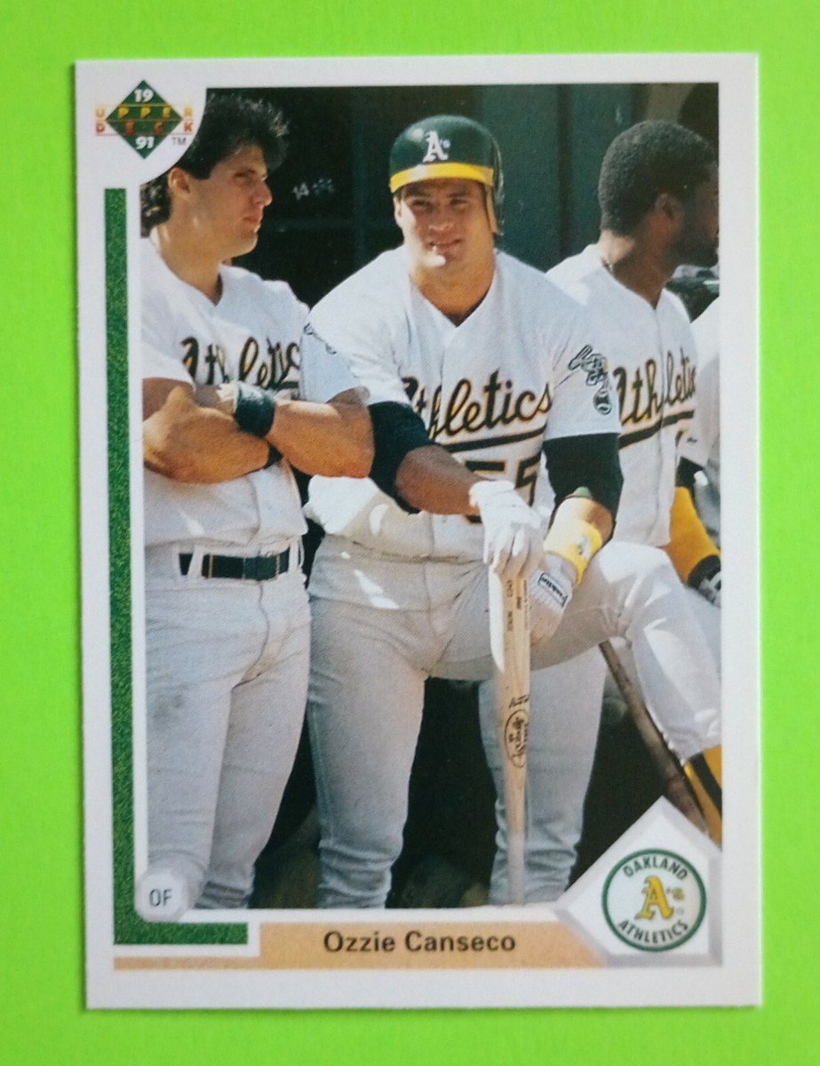 1991 Upper Deck Ozzie Canseco Card Jose Canseco Shadow