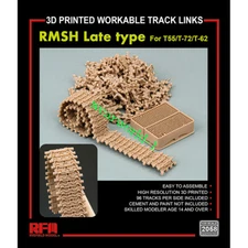 RYEFIELD RM2058 3D PRINTED WORKABLE TRACK LINKS RMSH LATE type for T55/T-72/T-62