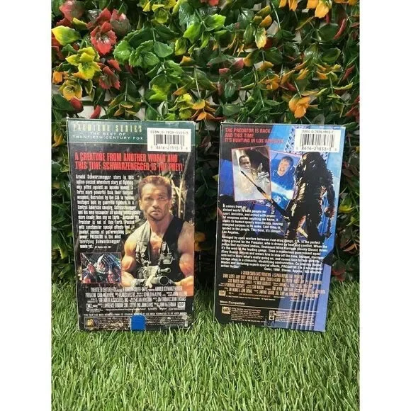 Predator 1 and 2 VHS 1988 1991 Arnold Schwarzenegger Danny Glover CBS FOX Foto 2 de 3