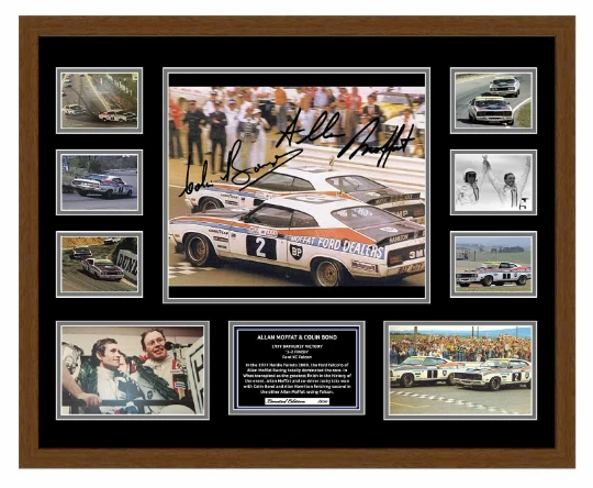 Allan Moffat Colin Bond 1977 Bathurst 1-2 Finish Signed Limited Edition Frame - image 3 of 4