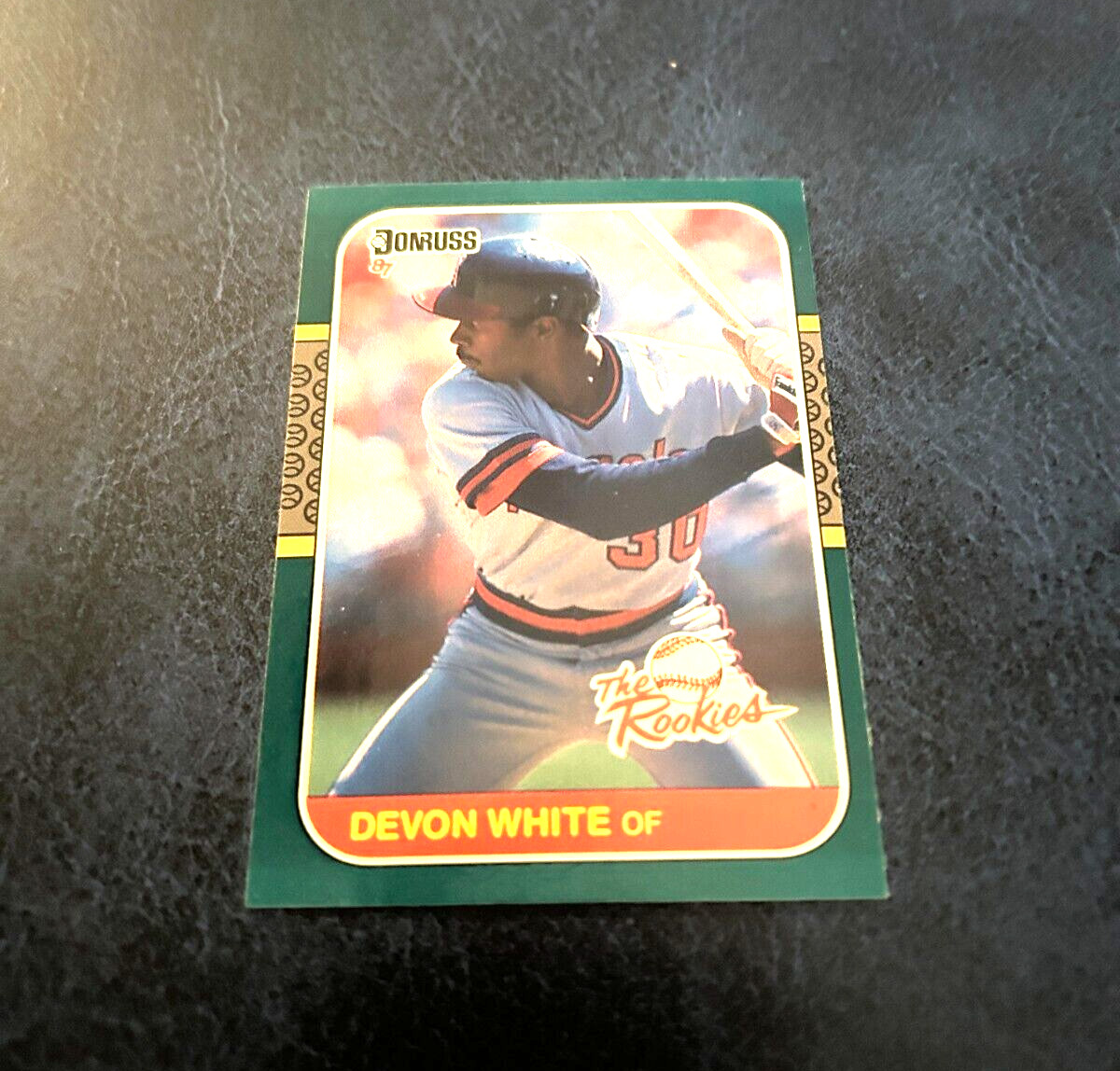 1987 Donruss The Rookies Baseball Devon White RC #8 Factory Set Break NM