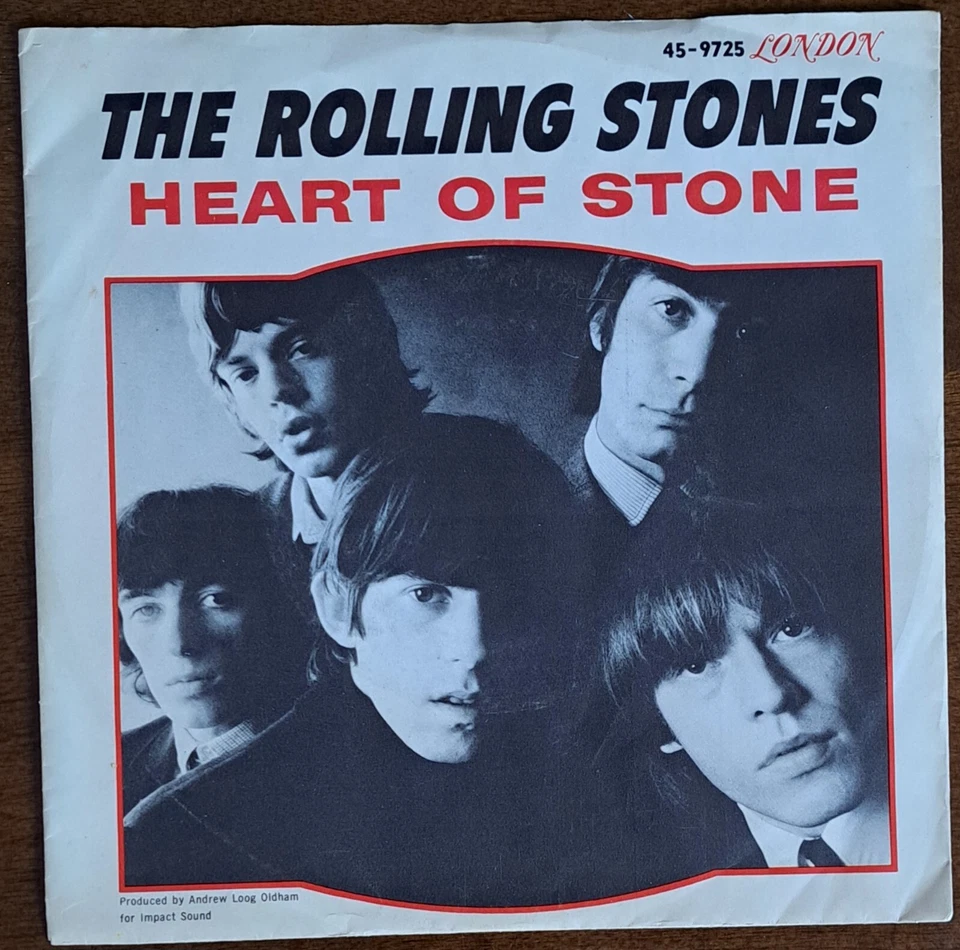 RARE! ROLLING STONES NEAR MINT+ SLEEVE &  VINYL "Heart Of Stone" '64 INCREDIBLE! - Image 2 of 4